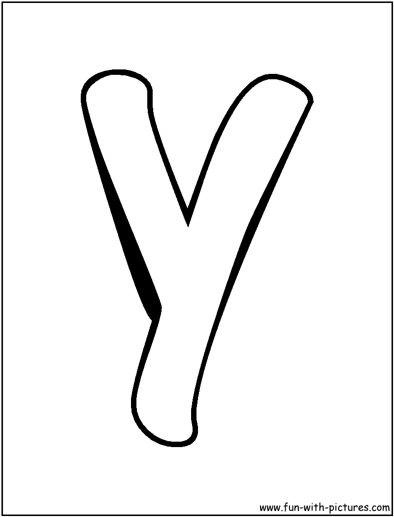 Bubble letter y coloring page bubble letters coloring pages lettering