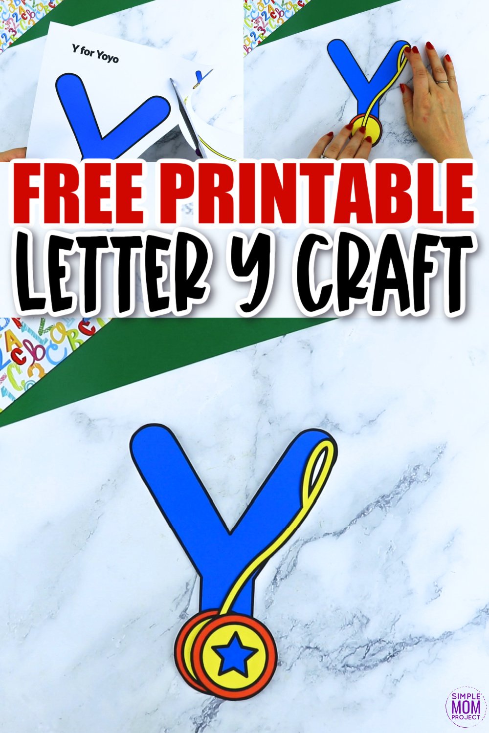 Free printable letter y craft template â simple mom project