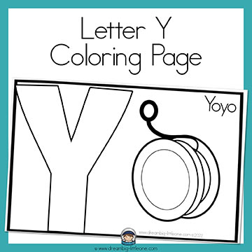 Alphabet coloring sheet for preschool age kids