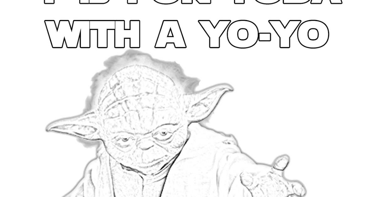 Y is for yoda with a yo