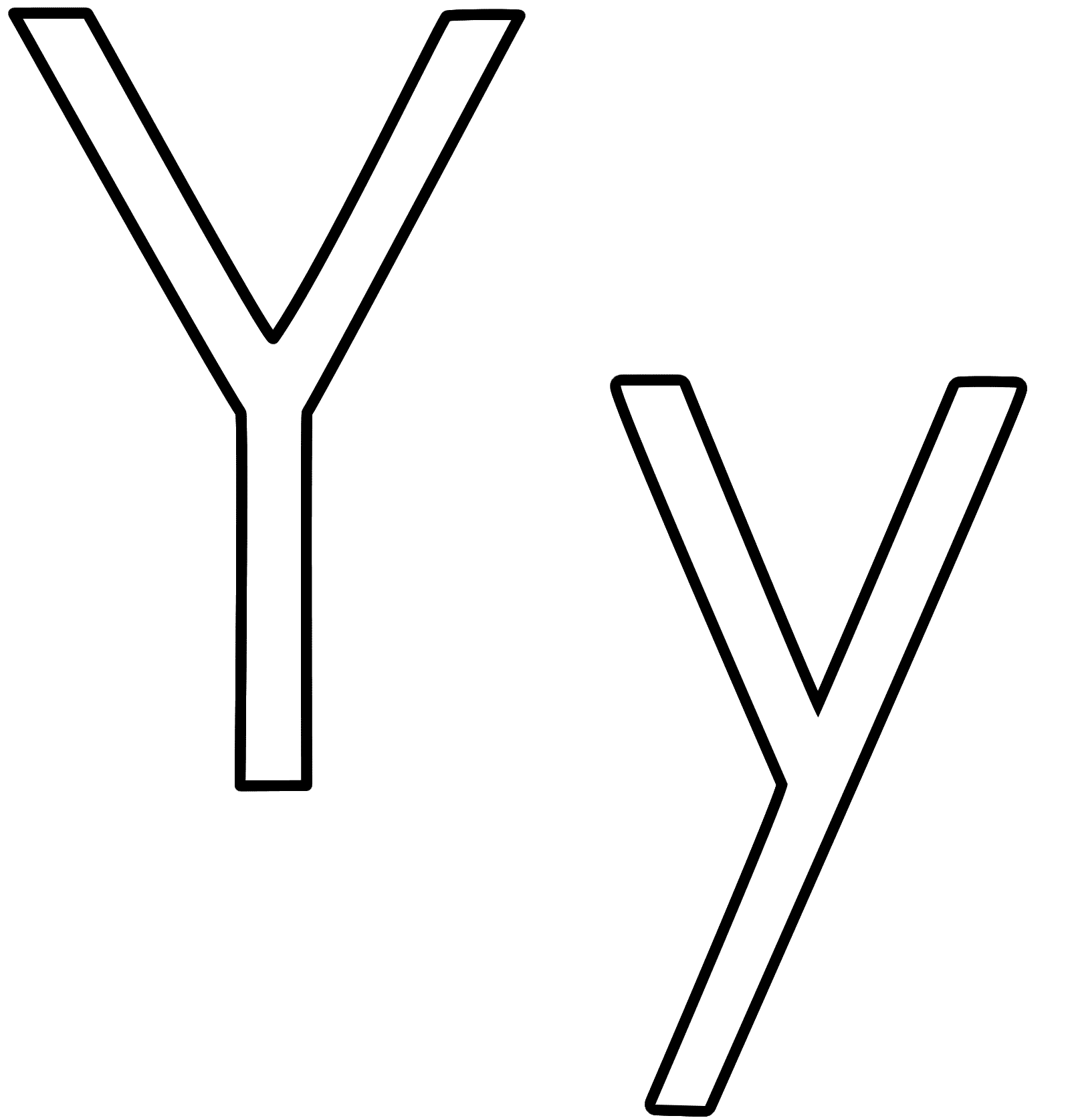 Letter y