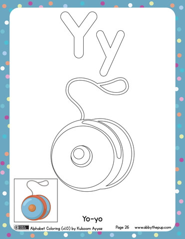 Letter y coloring pages free coloring pages