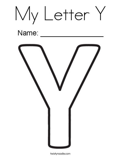 My letter y coloring page lettering coloring letters color worksheets