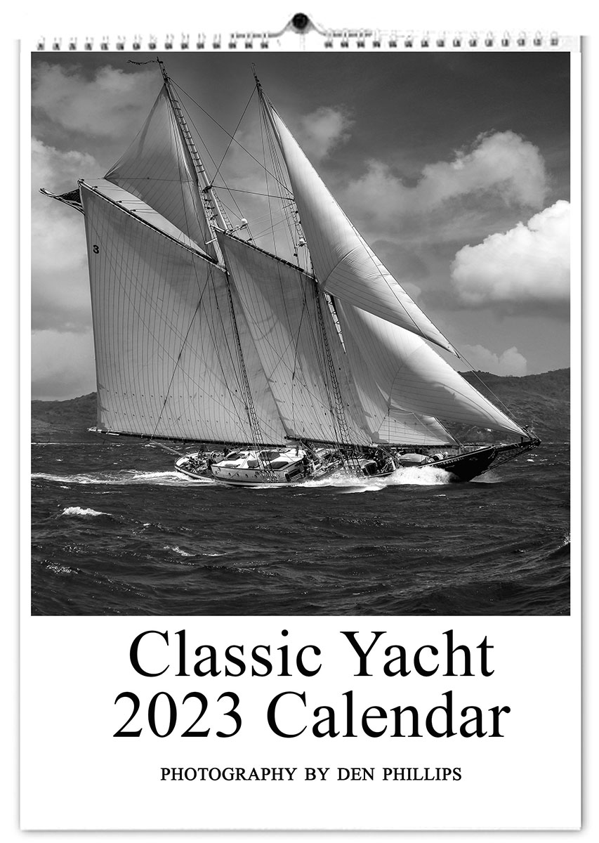 classic yacht calendar 2023