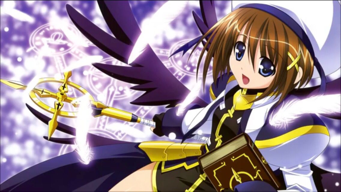 Hayate yagami magical girl lyrical nanoha anime magical girl anime images