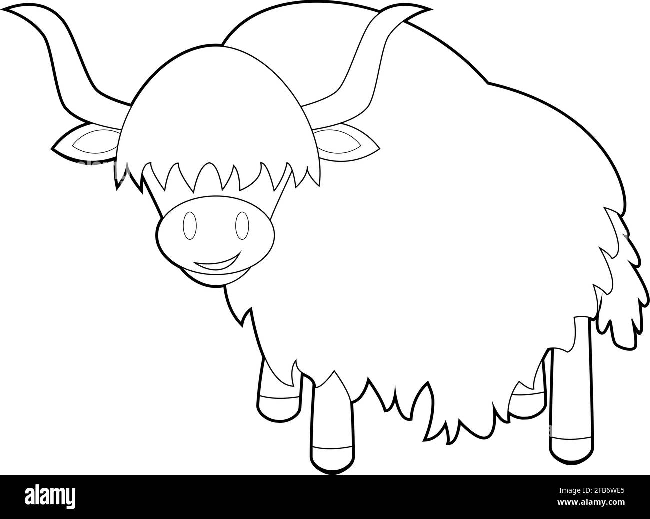 Yak illustration graphic hi