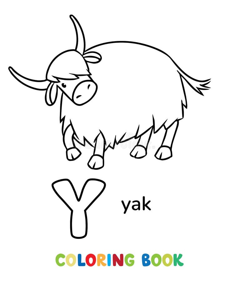 Yak coloring stock illustrations â yak coloring stock illustrations vectors clipart