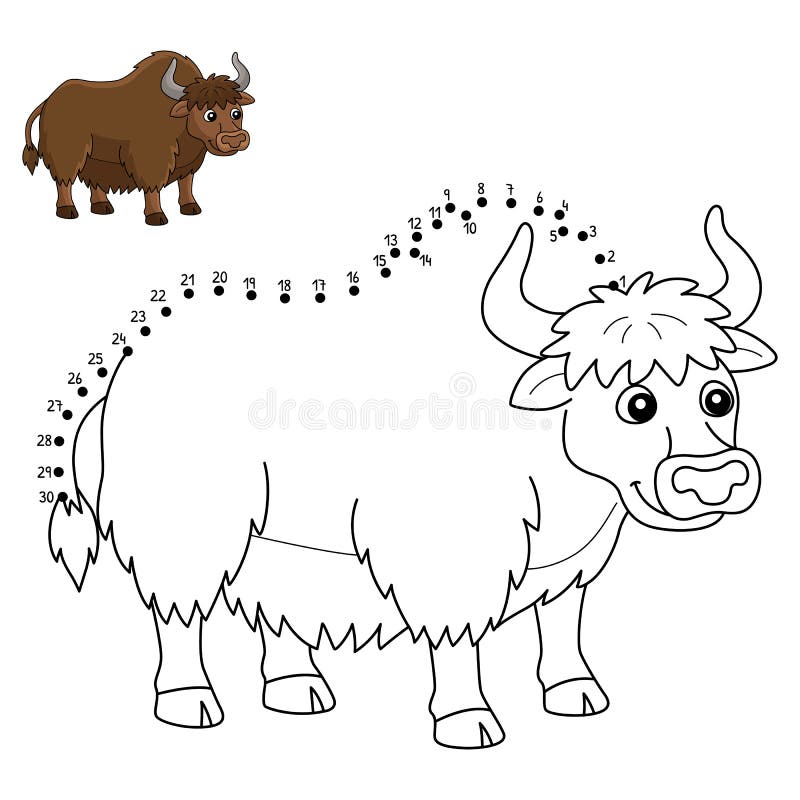 Yak coloring stock illustrations â yak coloring stock illustrations vectors clipart