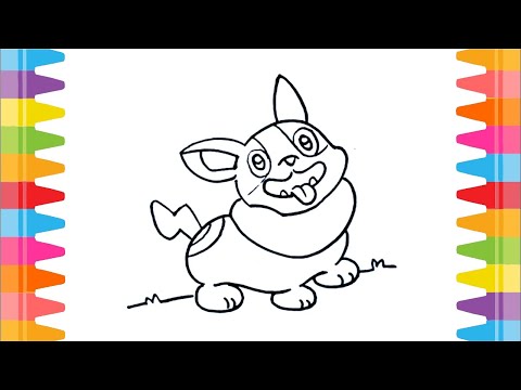 How to draw yamper drawings pokemon