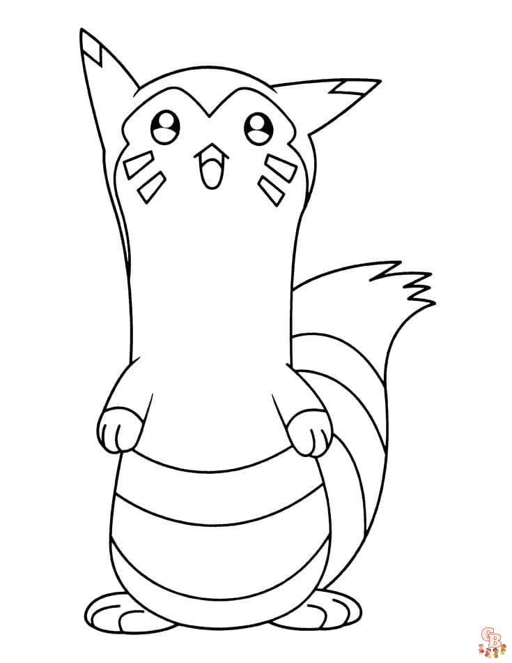 Vãr kreativ med furret coloring pages