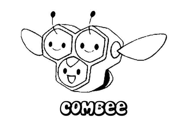 Bee pokemon coloring page