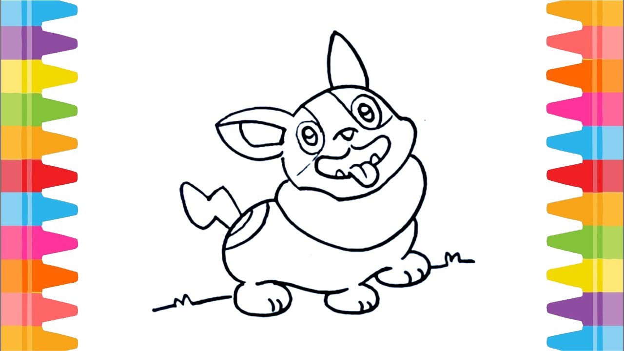 How to draw yamper drawings pokemon