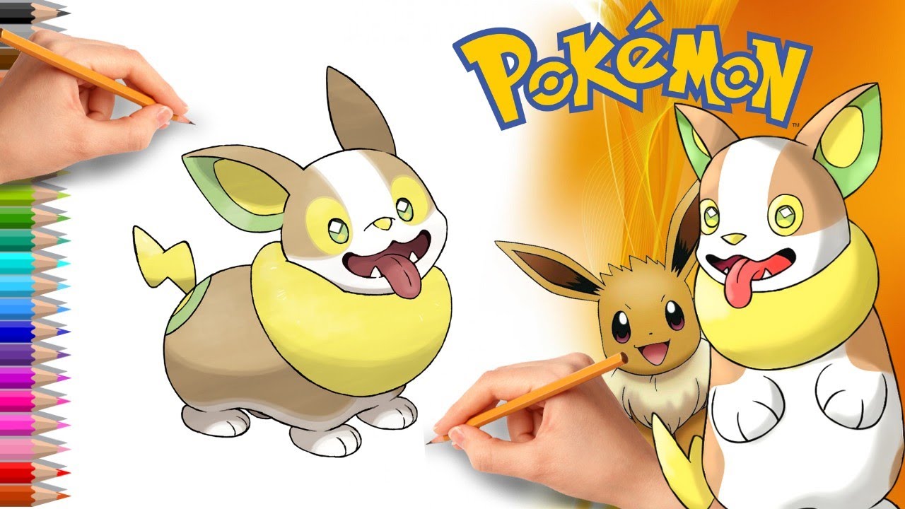 How to draw yaper pokeon drawing and coloring