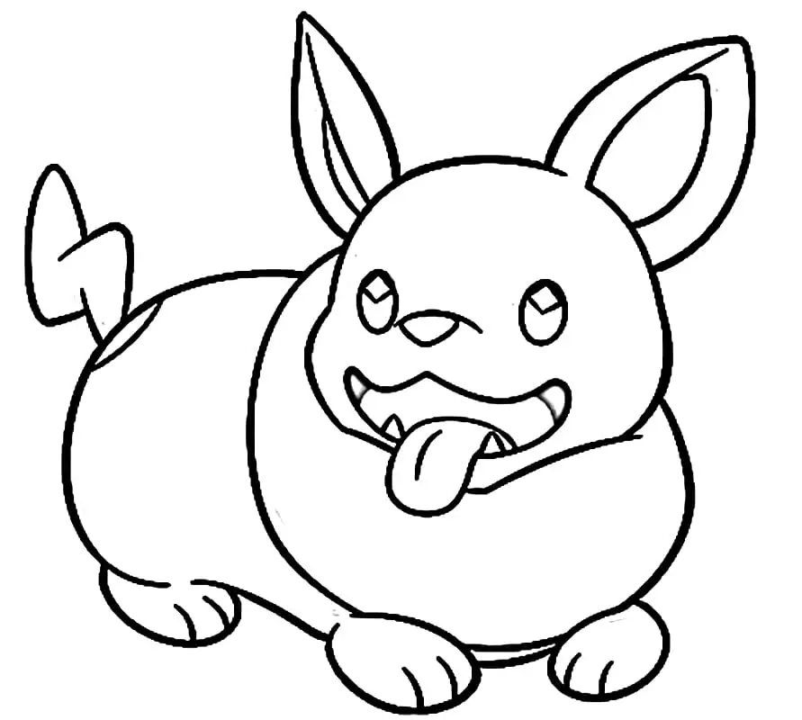 Yamper malvorlagen