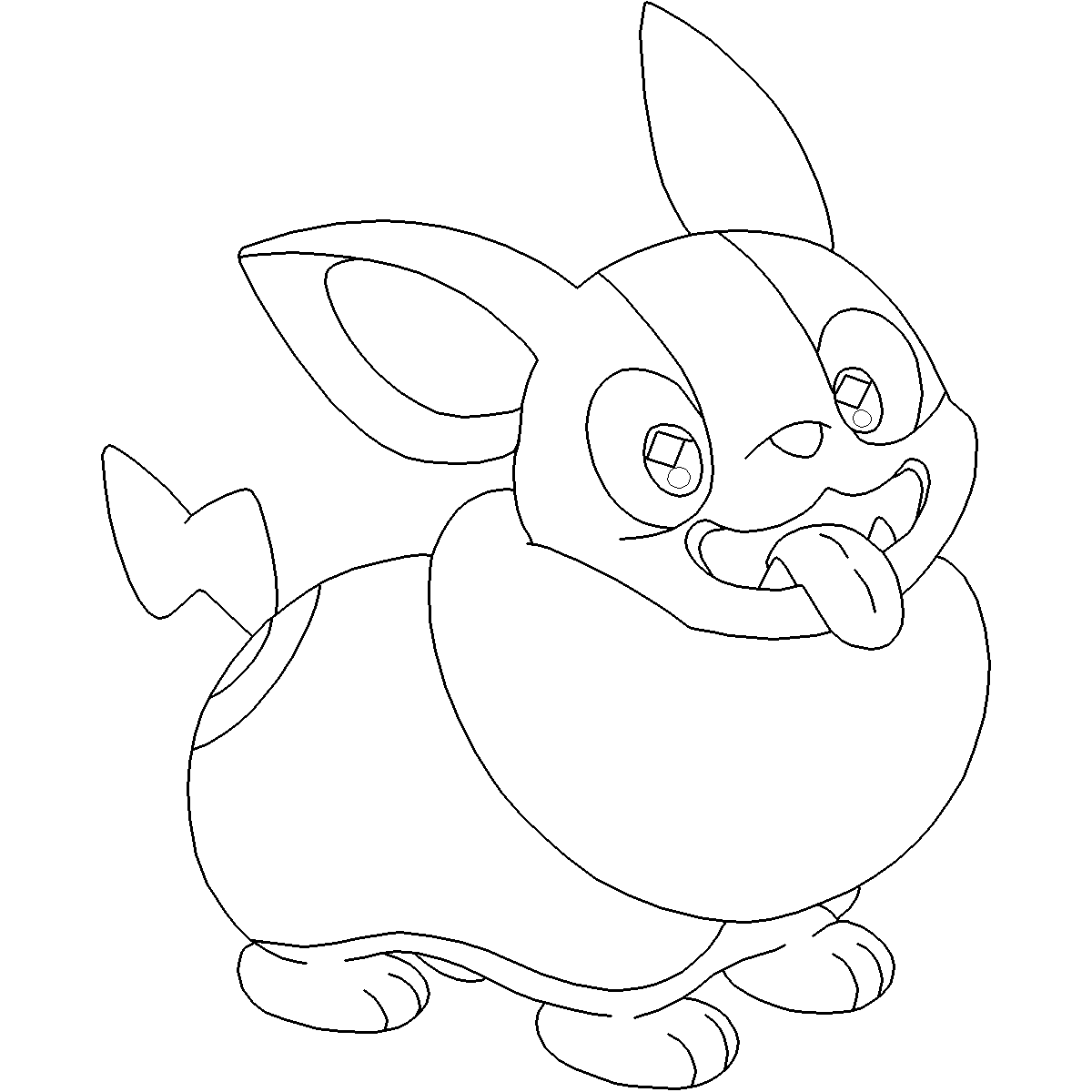 Yamper lineart by adon on