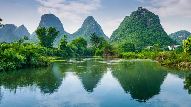 Peaceful greenery from yangshuo county x rwallpaper