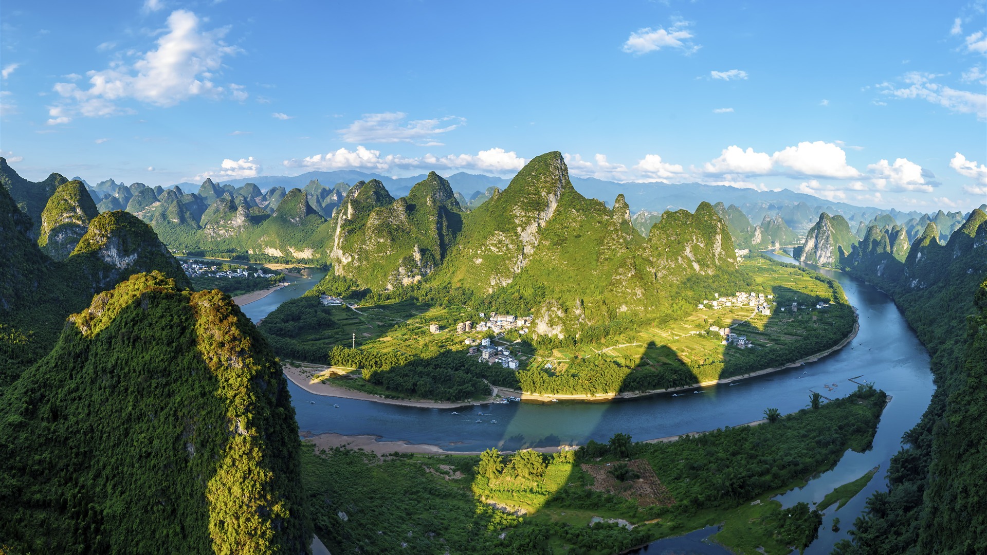 China guilin yangshuo landscape