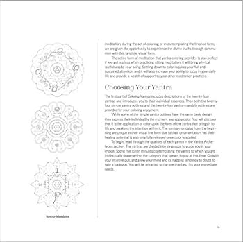 Coloring yantras sacred symbols for meditation healing abundance and creativity tomlinson sarah books