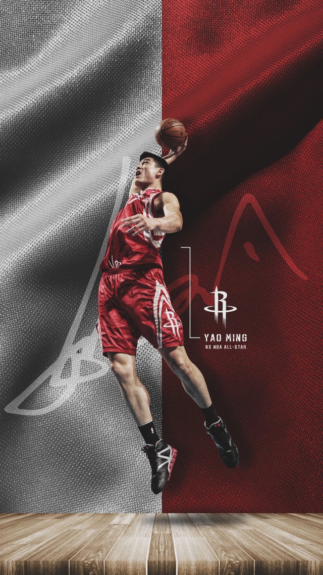 Yao ming wallpaper by the houston rockets rrockets