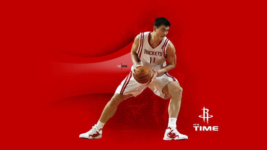 Download houston rockets yao ming wallpaper