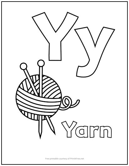 Alphabet letter âyâ coloring page print it free