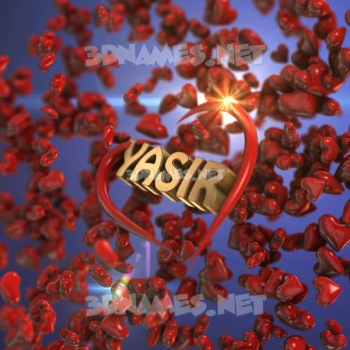 Preview of hearts d name for yasir