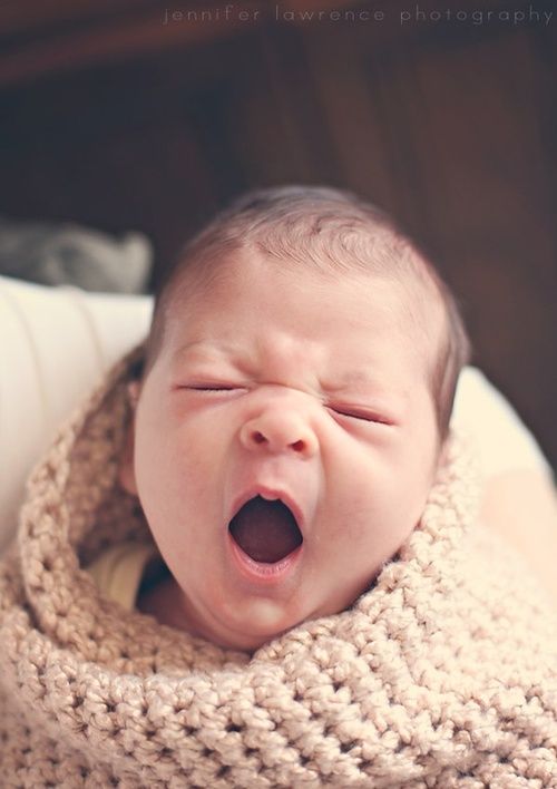 Yawning baby adorable new love cozy fall baby photography cute kids cute babies