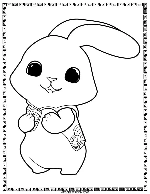 Chinese zodiac animals coloring pages free printable