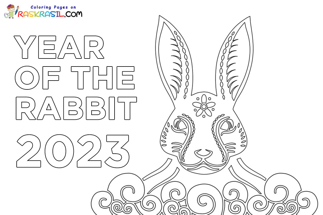 Rabbit coloring pages