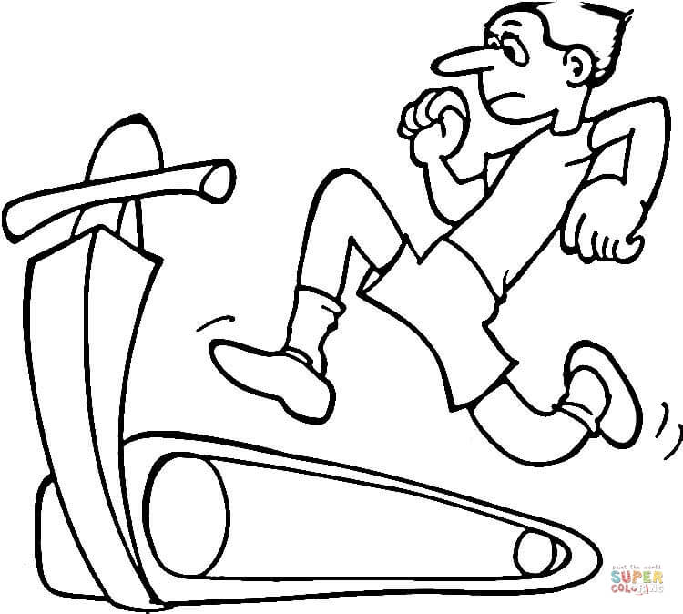 Running track coloring page free printable coloring pages