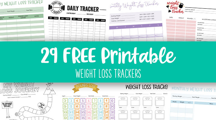 Weight loss trackers