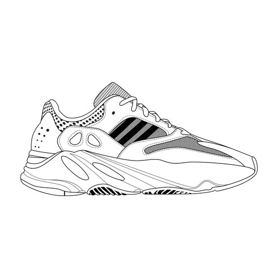 Sneaker coloring book