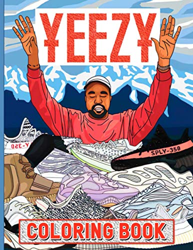 Yeezy coloring book adult coloring books for women and men by miller barrett