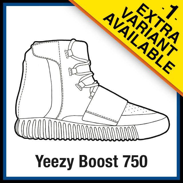 Adidas yeezy boost sneaker coloring pages