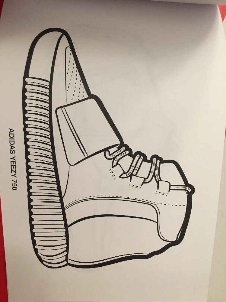 Villa exclusive colorways a sneaker coloring book yeezy ultra boost air jordan