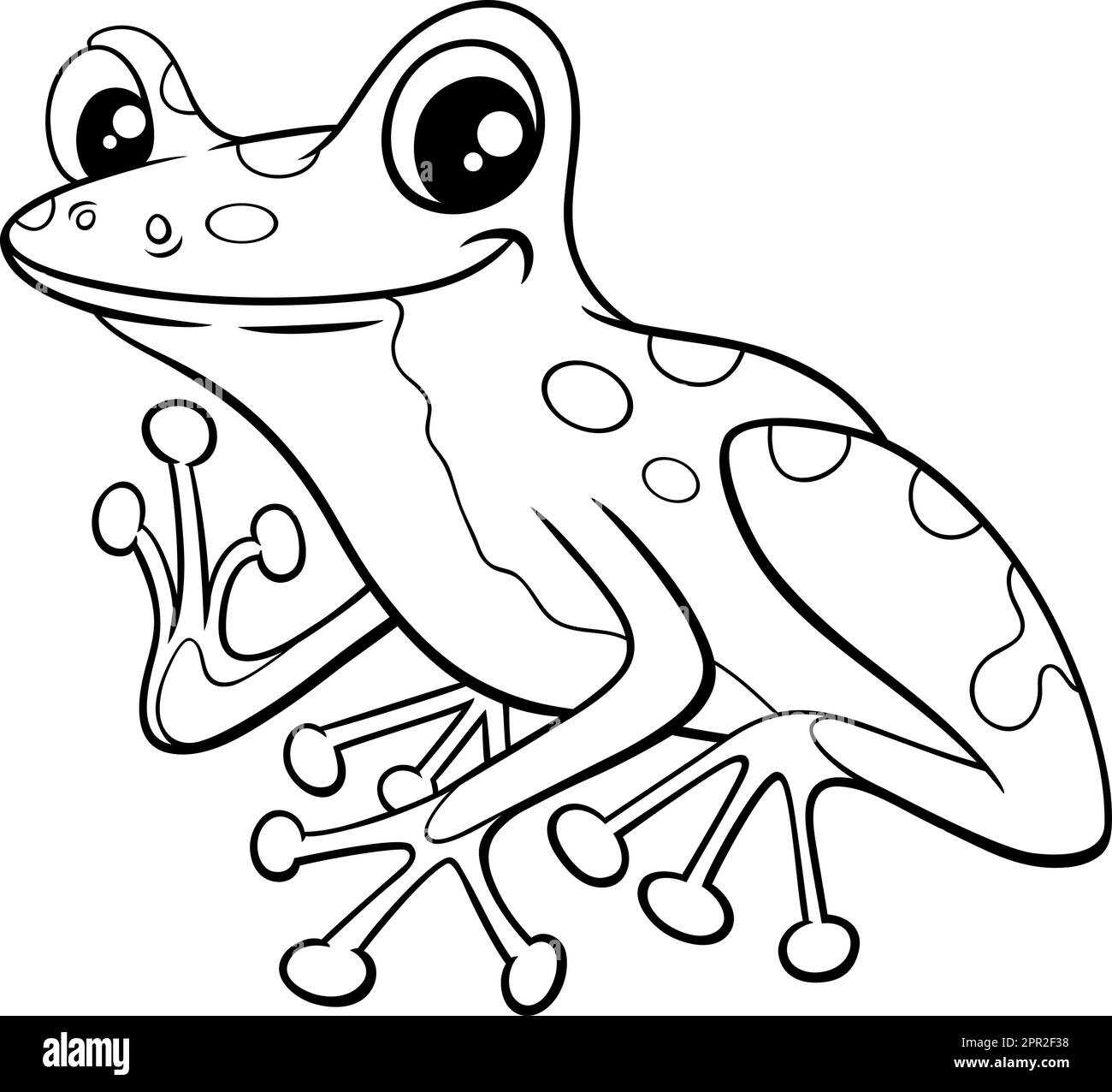 Poison dart frog stock vector images