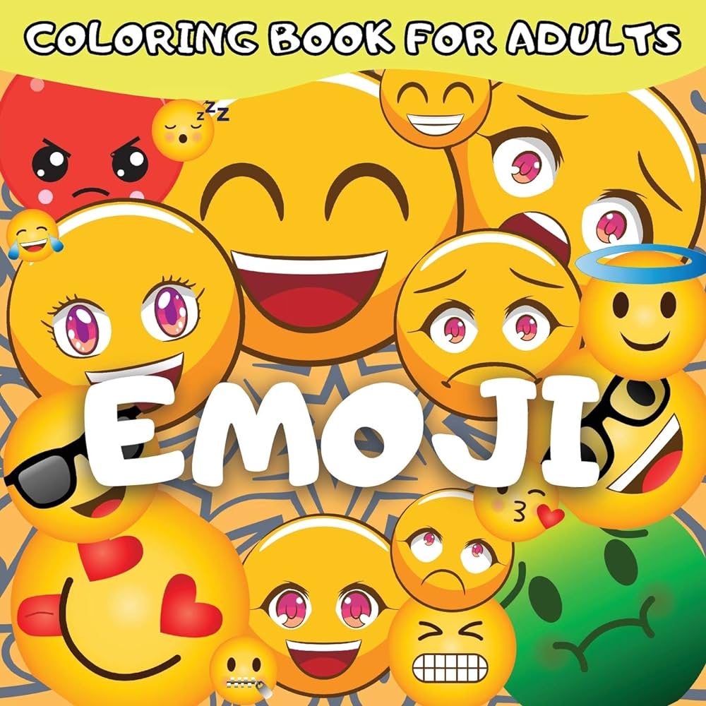 Emoji coloring book for kids teenagers and adults fun and cool collection of emoji mandala coloring pages relaxing patterns and stress relieving coloring book for kids girls and boys unknown author