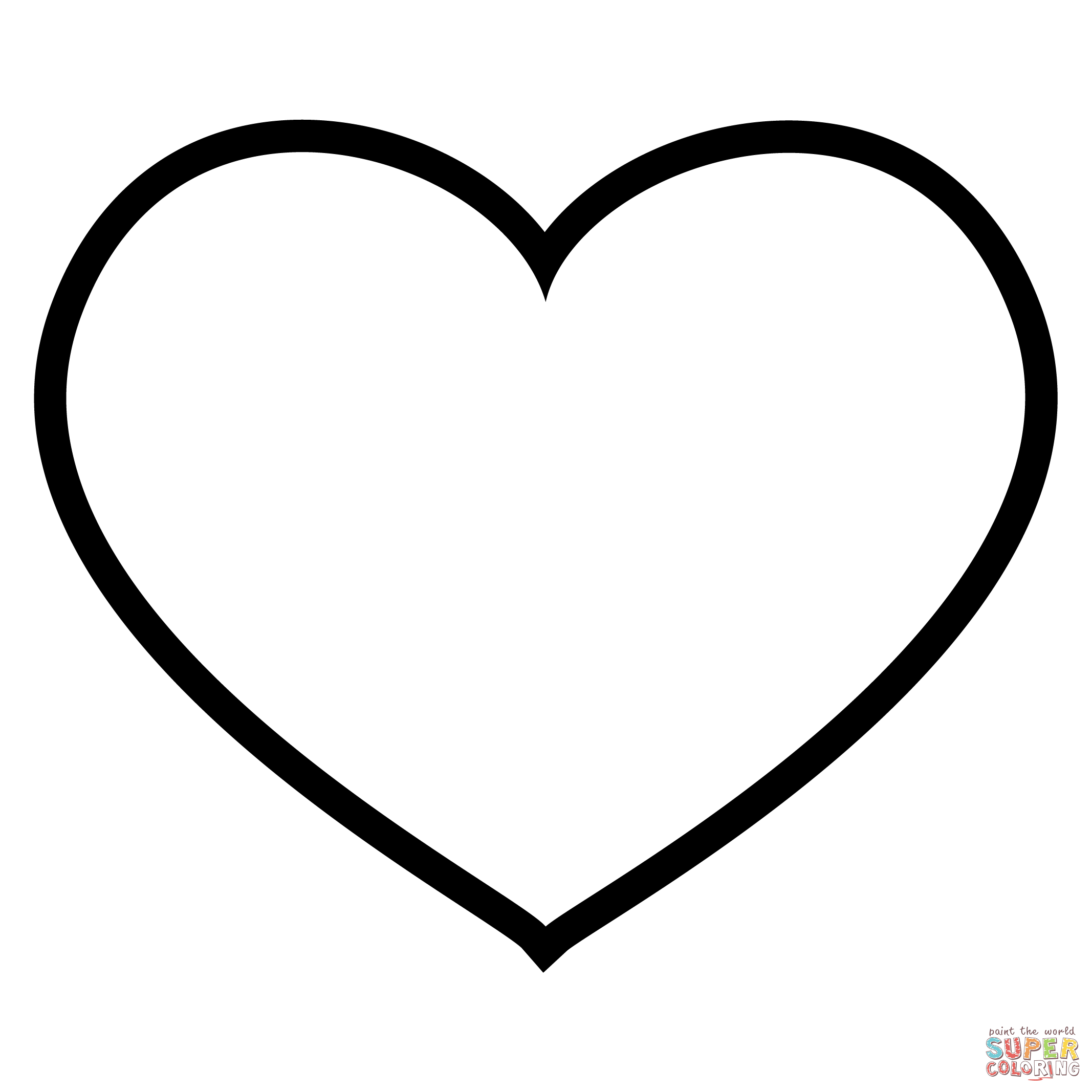 Yellow heart emoji coloring page free printable coloring pages