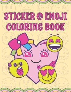 Sticker emoji coloring book buy sticker emoji coloring book by publication famz at low price in india