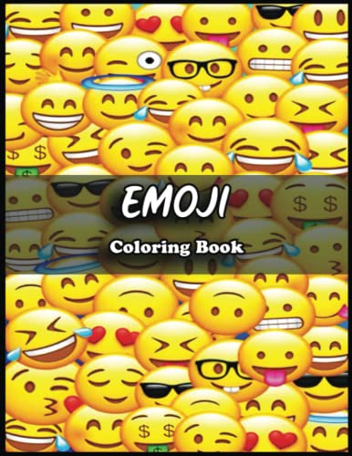 Emoji coloring book immerse yourself in a world of color and escape reality with our emoji designs featuring over pages by latrease alexander