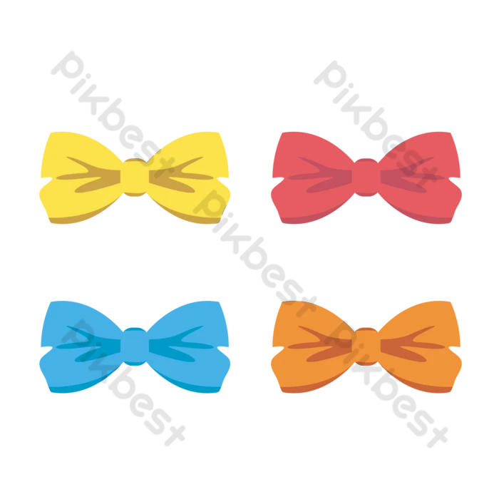 Color bow tie vector picture png images psd free download