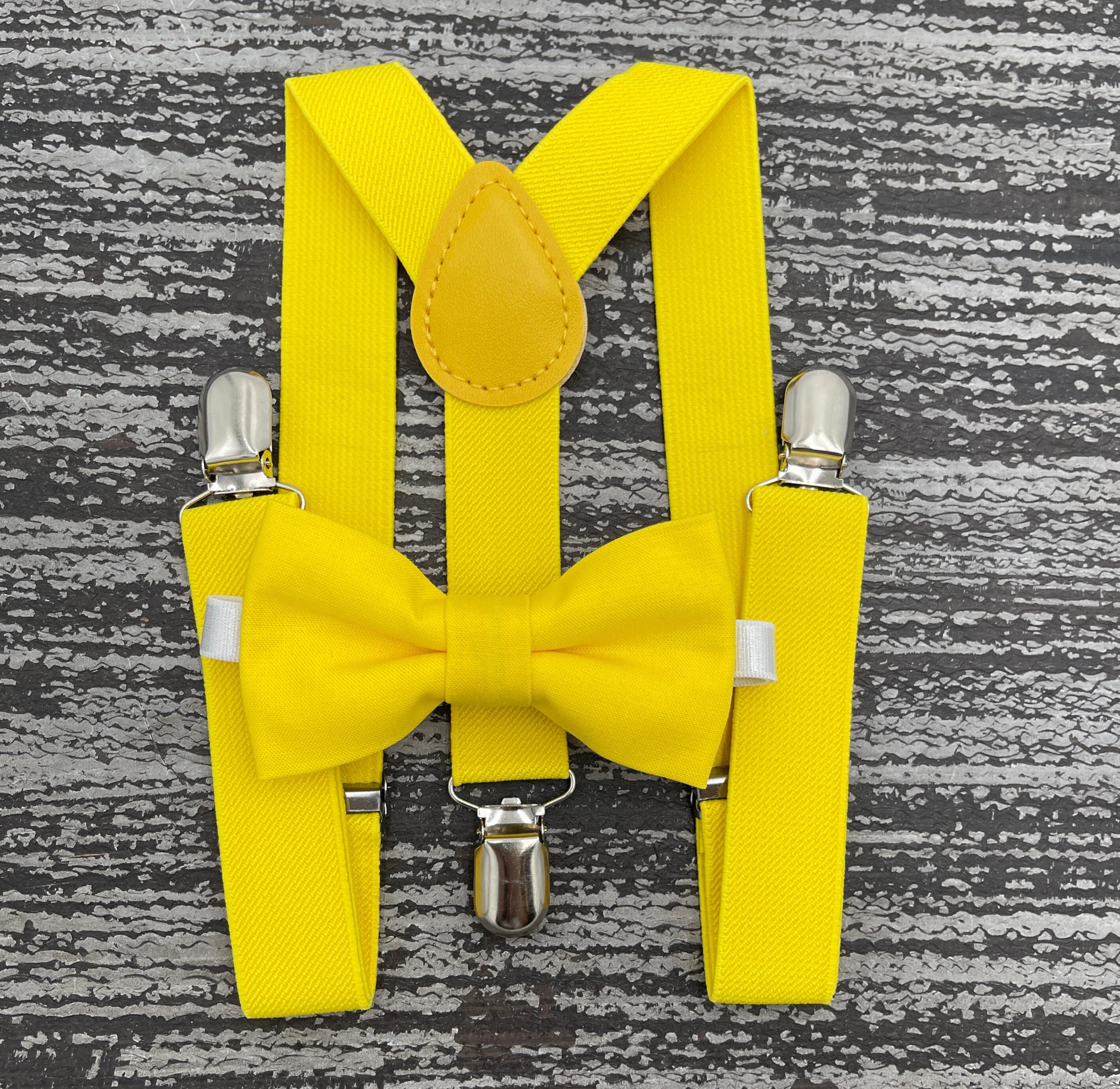 Boys yellow bow tie