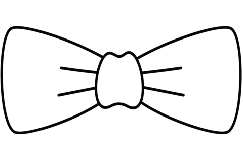 Bow tie coloring page free printable coloring pages