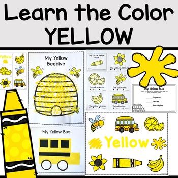 Color yellow activities teaching resources teachers pay teachers