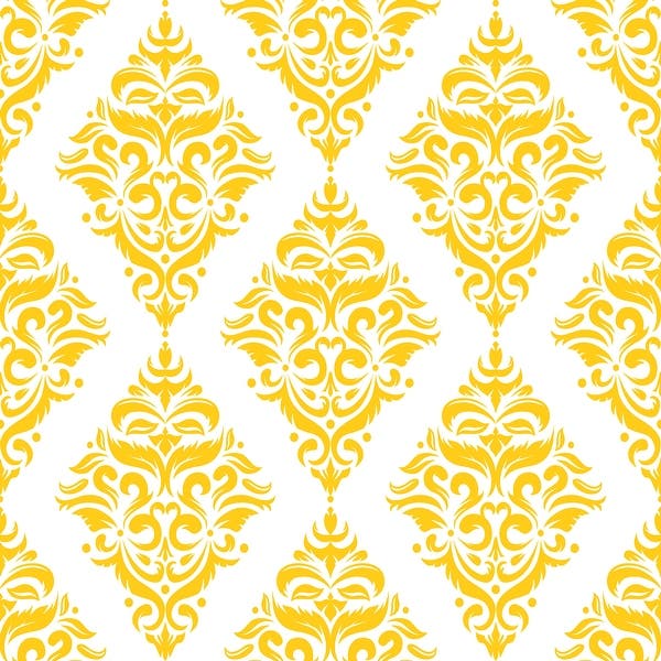 Download yellow damask wallpaper Bhmpics