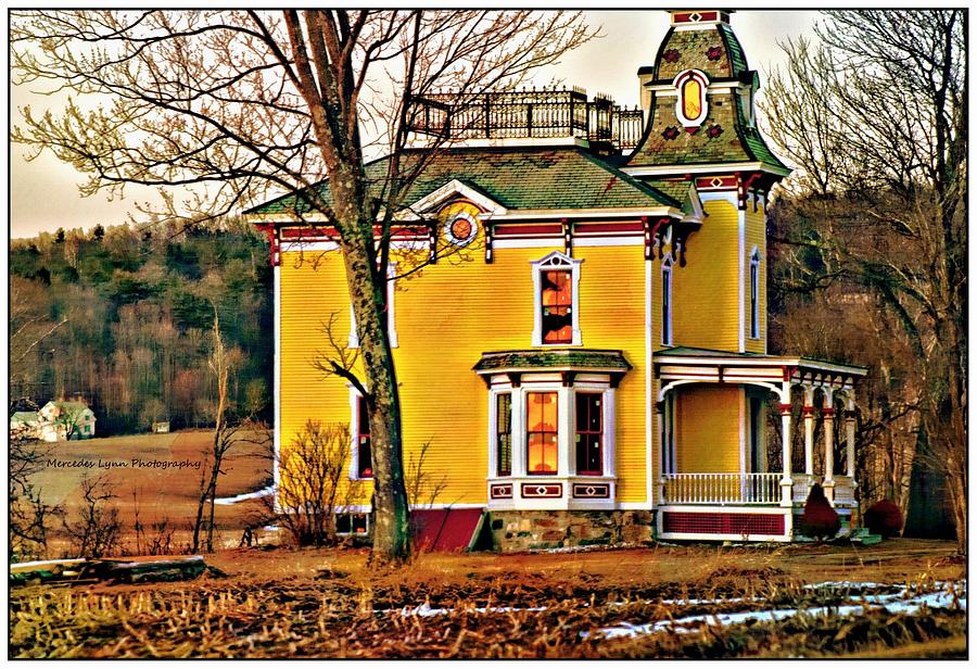 The haunted house photograph by mercedes warner