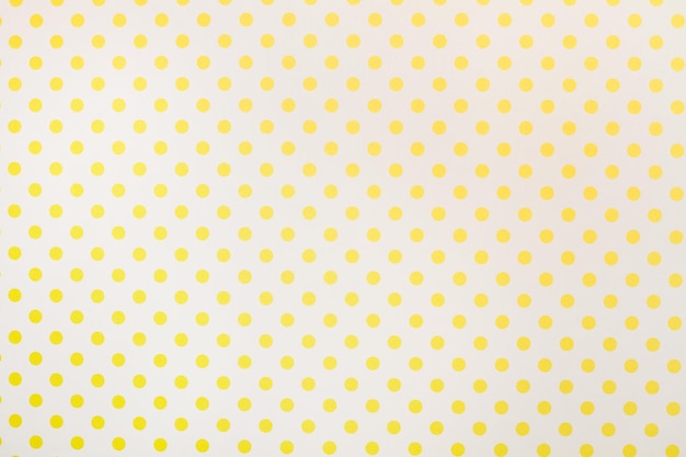 Yellow Polka Dots Fabric, Wallpaper and Home Decor