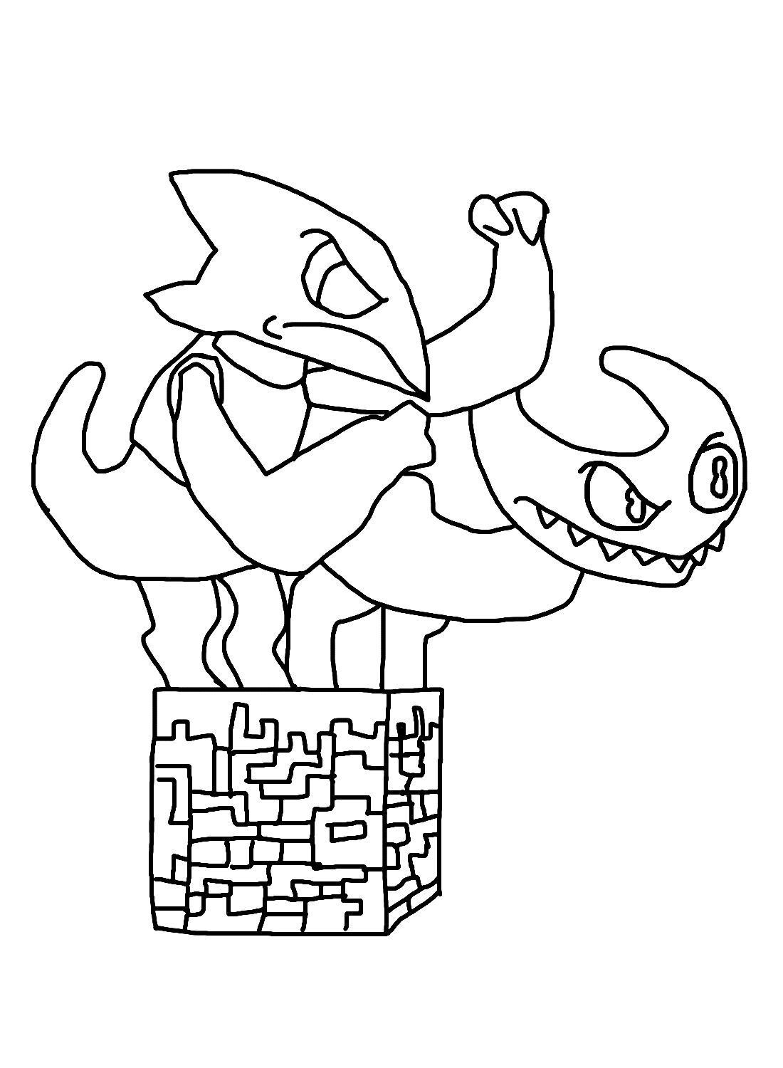 Cyan rainbow friends coloring pages