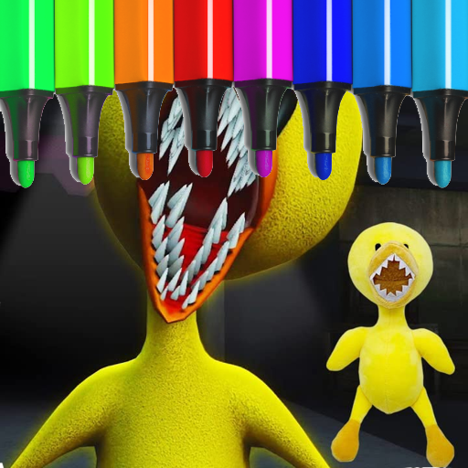 Yellow rainbow friend coloring