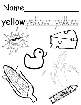 Yellow coloring tpt